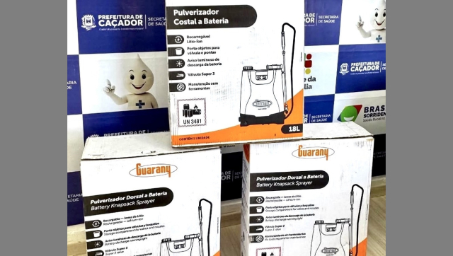 Caçador recebe novos equipamentos para reforçar o combate ao Aedes aegypti